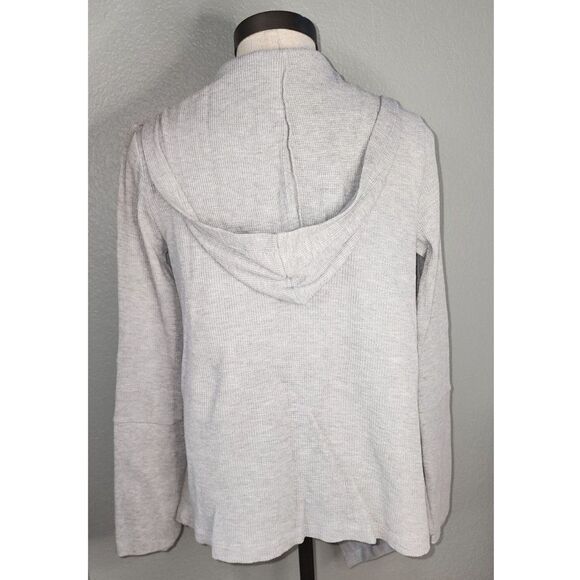Retro-ology Women's Grey Hooded Cardigan Size M - Picture 2 of 7